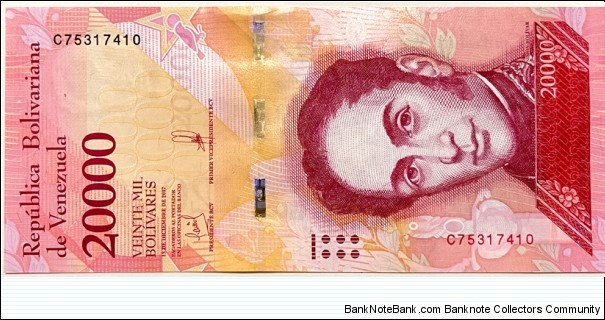 20.000 Bolivares Banknote