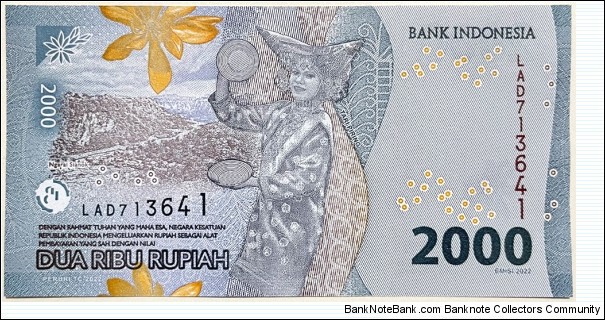 Banknote from Indonesia year 2022
