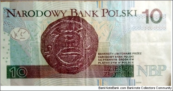 Banknote from Poland year 2016