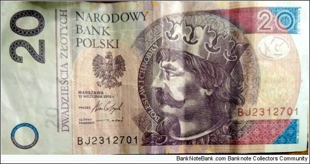 Poland 20 Złotych.
BJ2312701 Banknote