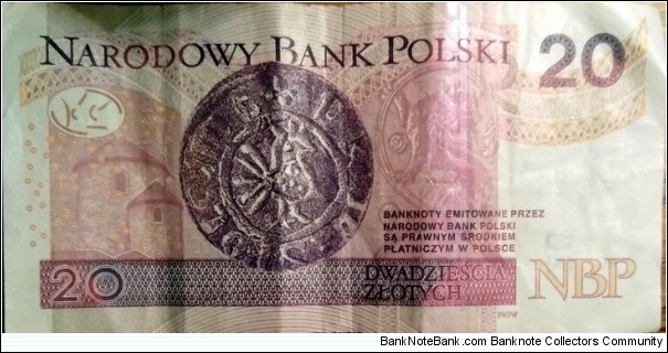 Banknote from Poland year 2016