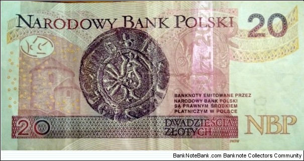 Banknote from Poland year 2016