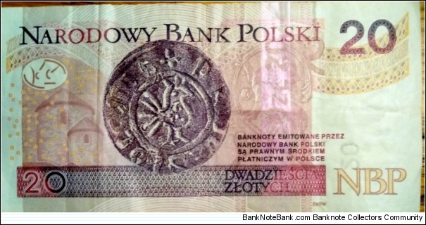 Banknote from Poland year 2016