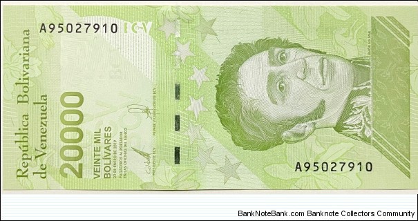 20.000 Bolivares Banknote