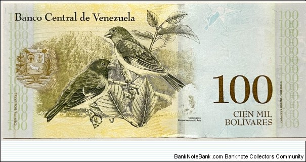 Banknote from Venezuela year 2017