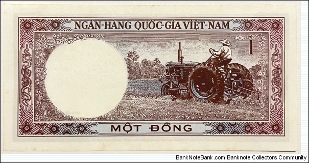 Banknote from Vietnam year 1964