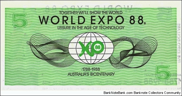 Banknote from Australia year 1988