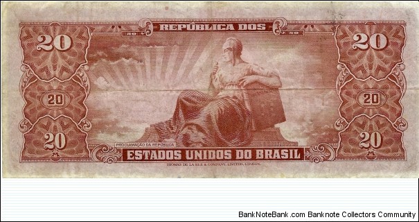 Banknote from Brazil year 1962