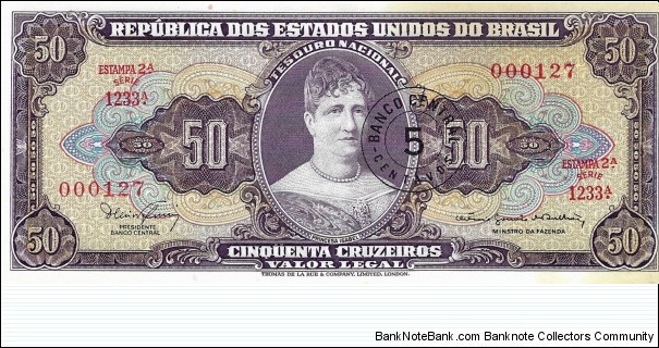 BRAZIL 5 Centavos  Banknote