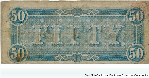 Banknote from USA year 1864