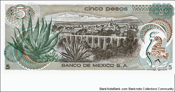 Banknote from Mexico year 1969