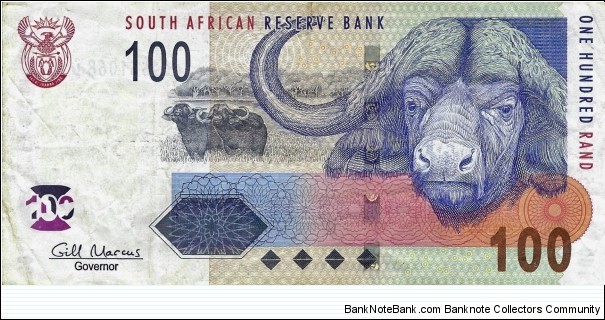 SOUTH AFRICA 100 Rand 2005 Banknote