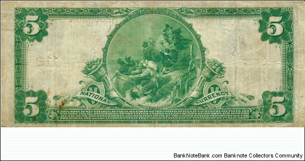 Banknote from USA year 1902