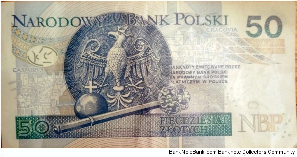 Banknote from Poland year 2017