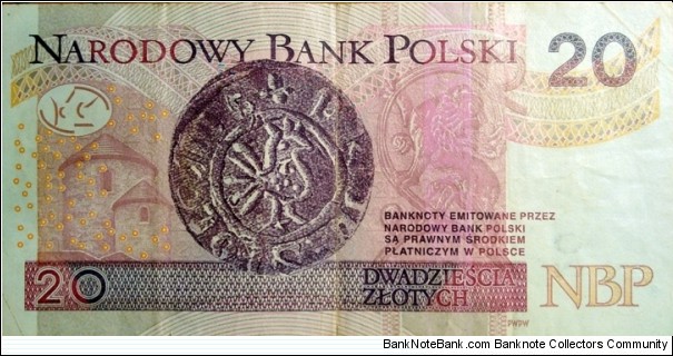 Banknote from Poland year 2016