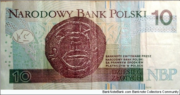 Banknote from Poland year 2016