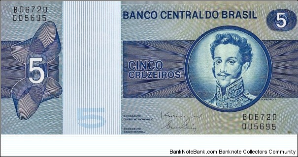 BRAZIL 5 Cruzeiros  Banknote