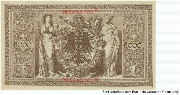 Banknote from Germany year 1910