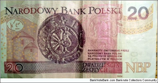 Banknote from Poland year 2016