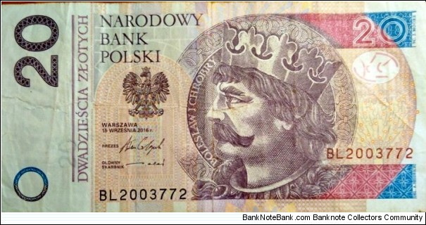 Poland 20 Złotych.
BL2003772 Banknote