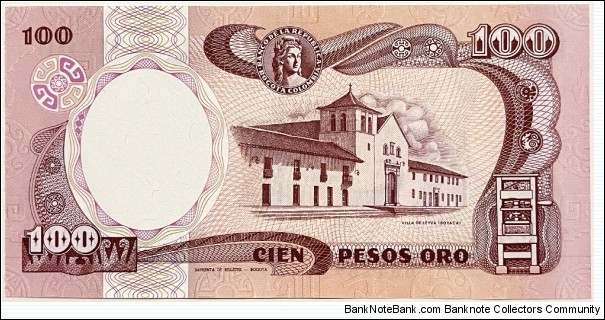 Banknote from Colombia year 1991