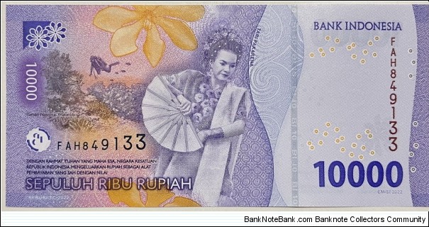 Banknote from Indonesia year 2022
