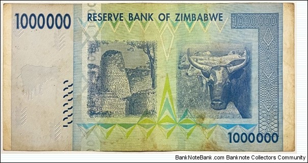 Banknote from Zimbabwe year 2008