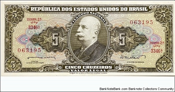 5 Cruzeiros Banknote