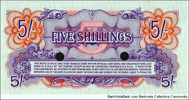 Banknote from United Kingdom year 0