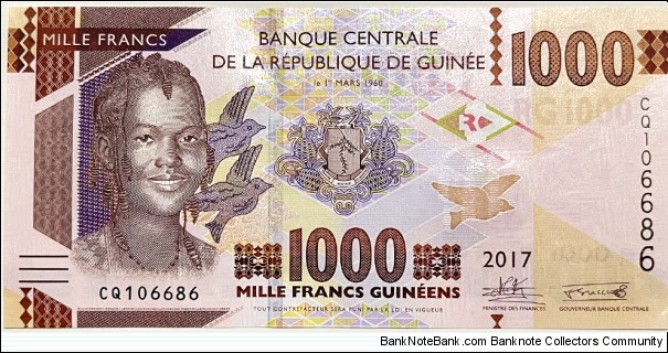 1000 Francs Banknote