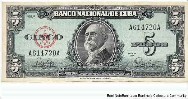 5 Pesos Banknote