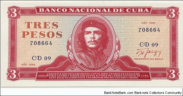 3 Pesos Banknote