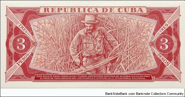 Banknote from Cuba year 1988