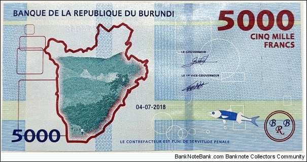 5000 Francs Banknote