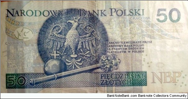 Banknote from Poland year 2017