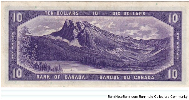 Banknote from Canada year 1954