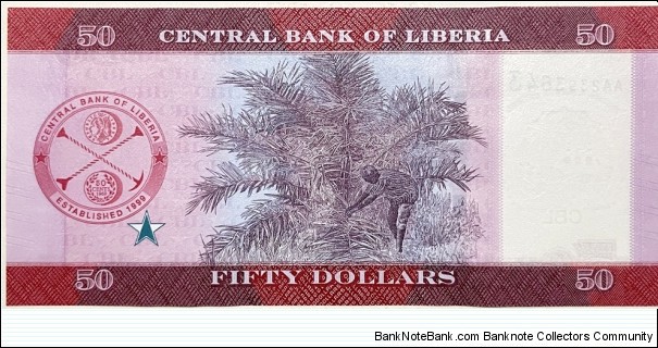 Banknote from Liberia year 2022