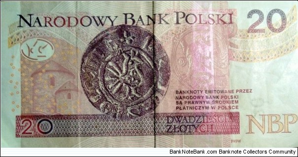 Banknote from Poland year 2016