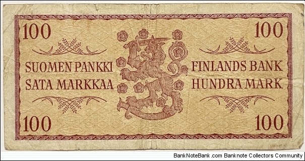 Banknote from Finland year 1957