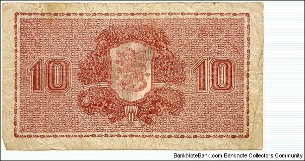 Banknote from Finland year 1945