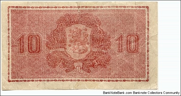 Banknote from Finland year 1945