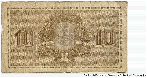 Banknote from Finland year 1939