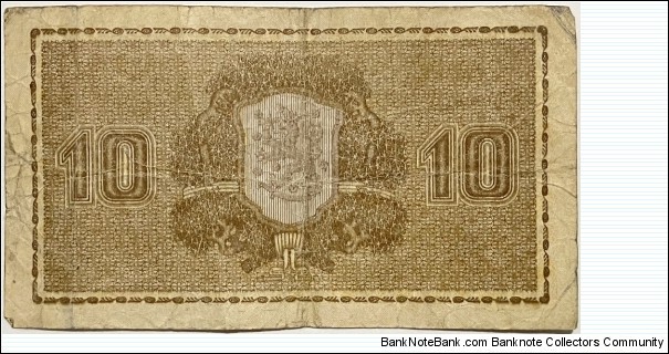 Banknote from Finland year 1939