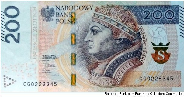 200 Złotych.
CG0228345 Banknote