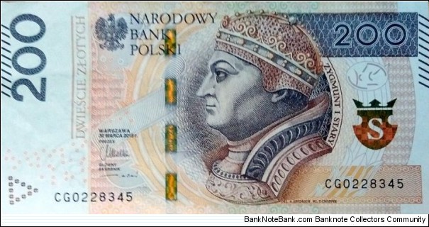 200 Złotych.
CG0228345 Banknote