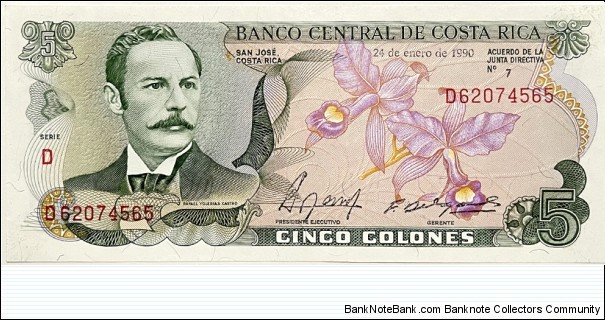 5 Colones Banknote