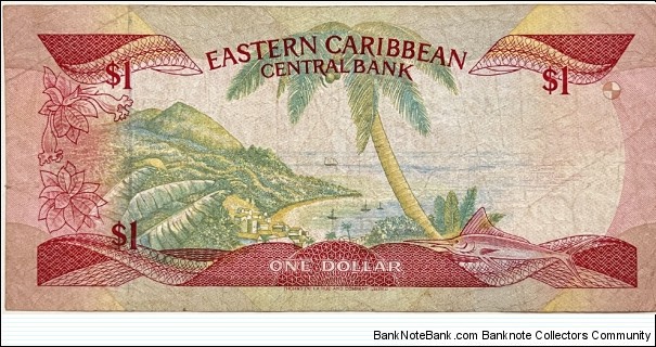 Banknote from Antigua and Barbuda year 1985