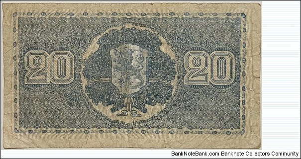 Banknote from Finland year 1945