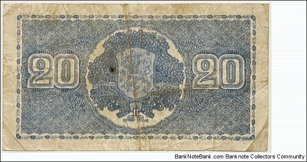 Banknote from Finland year 1945