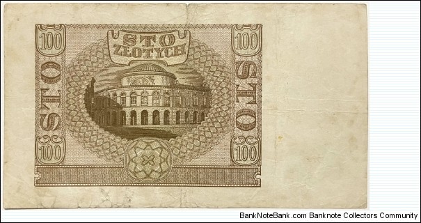 Banknote from Poland year 1940